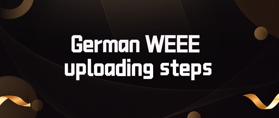 German WEEE uploading steps