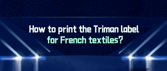 How to print Triman label for French textiles?