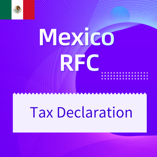 Mexico RFC One Year Tax Declaration Service - Amber